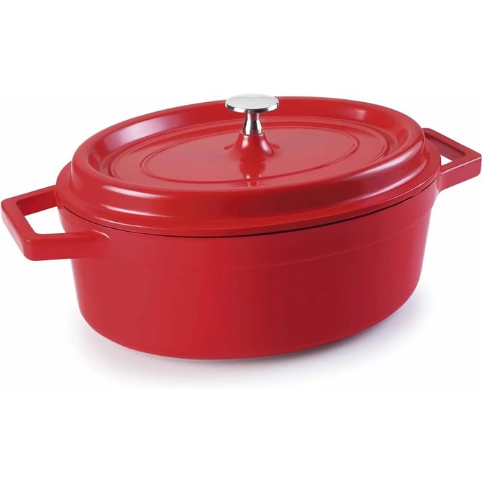 Ovale braadpan van gesmolten aluminium Lacor 26x20 cm