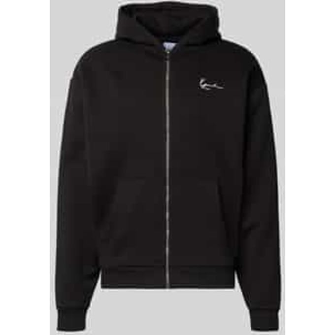 Regular fit sweatjack met logostitching, model 'Chest'