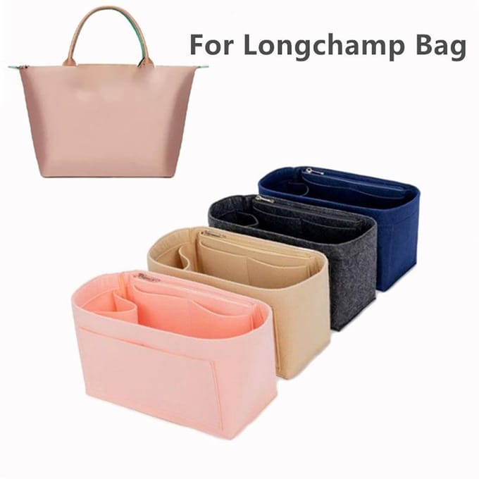 Vilt Inzet Voering Portemonnee Organizer Pouch Handtas Tote Tas Interne Tas S