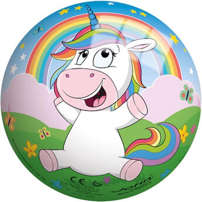 Bal - speelbal - Eenhoorn-Unicorn 23 cm