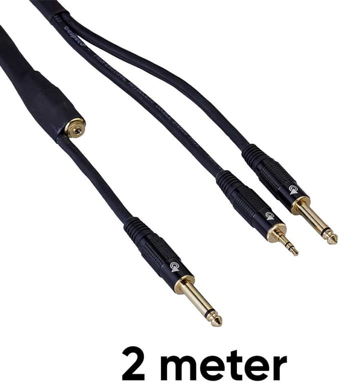 Bespeco EAY2JDMS200 Gitaar- en Hoofdtelefoonkabel 2 Meter