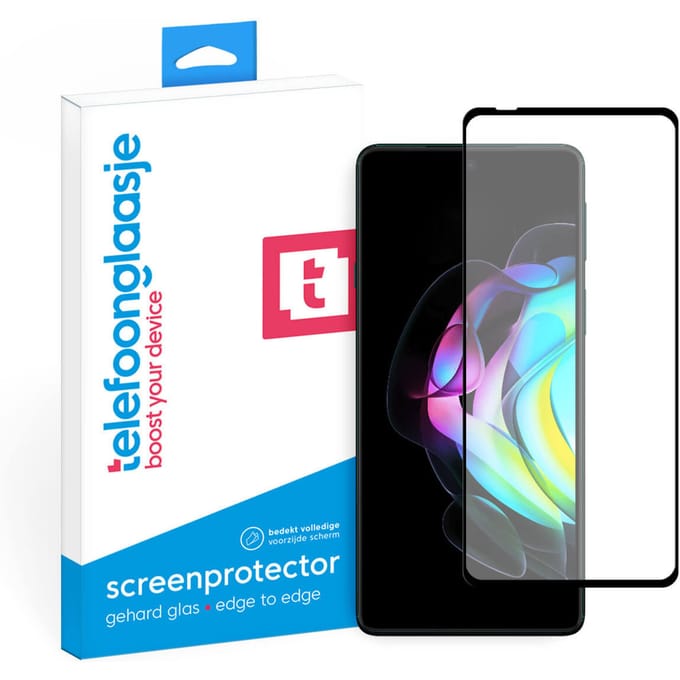 Motorola Edge 20 screenprotector gehard glas Edge to Edge