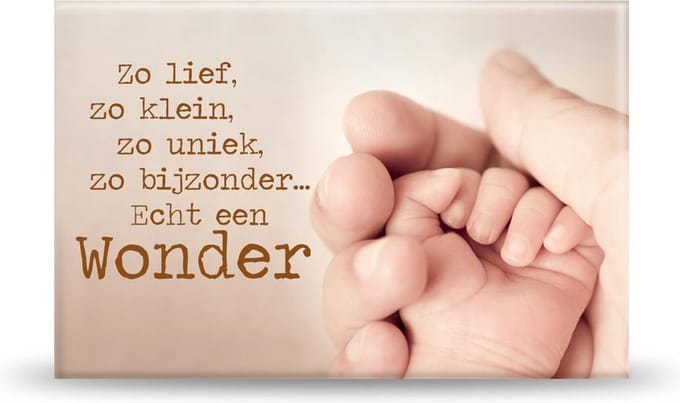 Magneet "Een wonder"