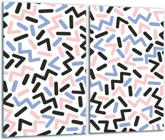 TMK ArtDeko - Snijplank - Glas - 2x 30x52 cm - Inductie