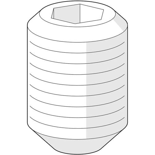 Hansa replacement threaded pin M6X 9.5, 59901609