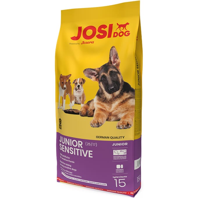 2x 15kg JosiDog Junior Sensitive hondenvoer droog