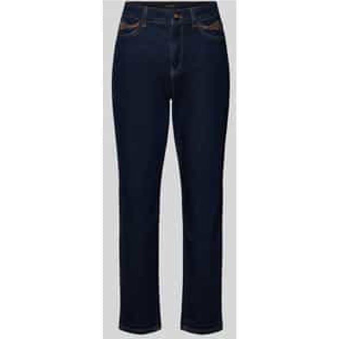 Relaxed fit jeans met stitchings