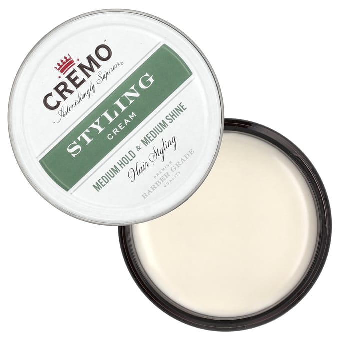 Cremo, crème coiffante, fixation moyenne et brillance moyenne, 4 oz (113g) black