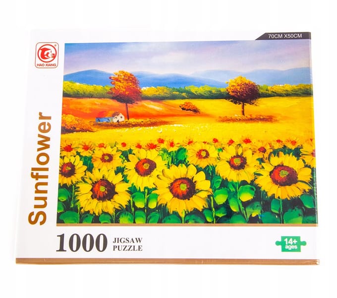 Puzzel 1000 Stukken: Zonnebloem Heuvel