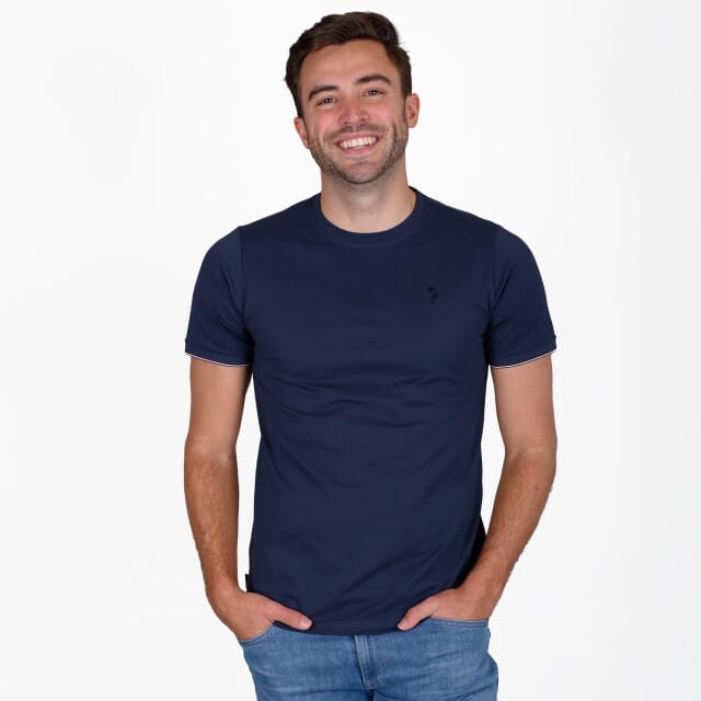 Heren T-shirt Dronten - Donkerblauw