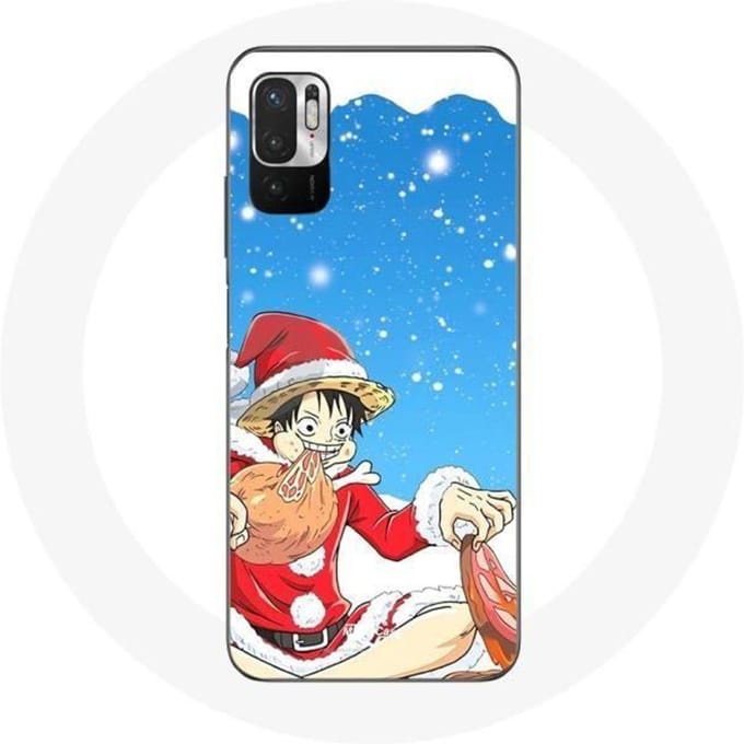 Coque pour Xiaomi Redmi Note 10T 5G Anime One Piece Luffy Le jour de Noël 2023