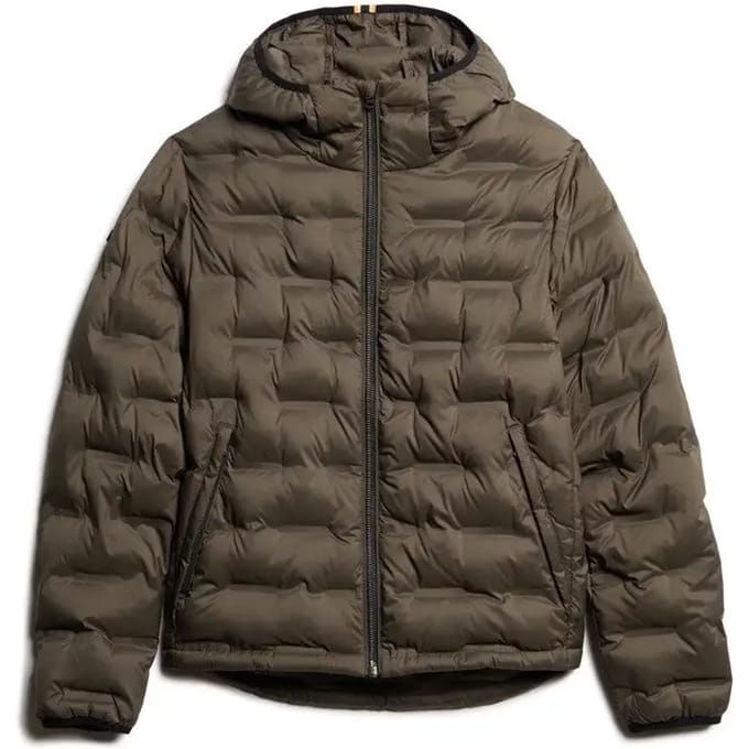 Superdry - Gewatteerde pufferjas met capuchon - Heren - Gewatteerde jassen
