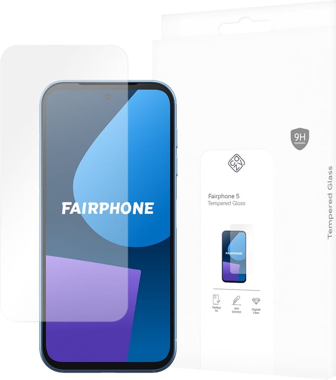 Cazy screenprotector geschikt voor Fairphone 5 - Screenprotector Gehard Glas