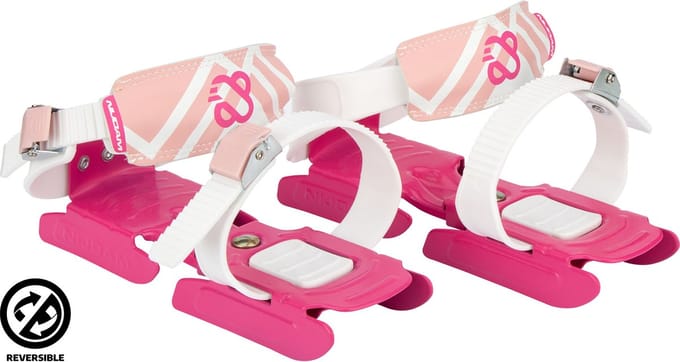Nijdam Glij-ijzers Kids - Pinker Bob - Verstelbaar - Maat 24-34 - Roze