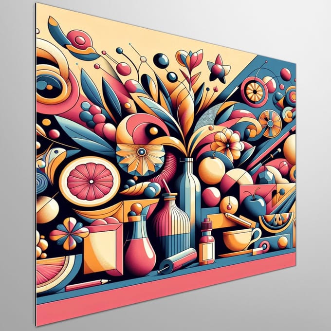 Kunstprint | Wanddecoratie | Dibond | 60 × 60 cm