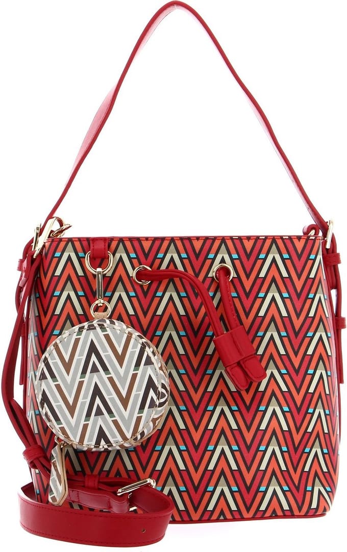 VALENTINO Schoudertas Tonic Bucket Bag Rosso / Multicolor Veelkleurig