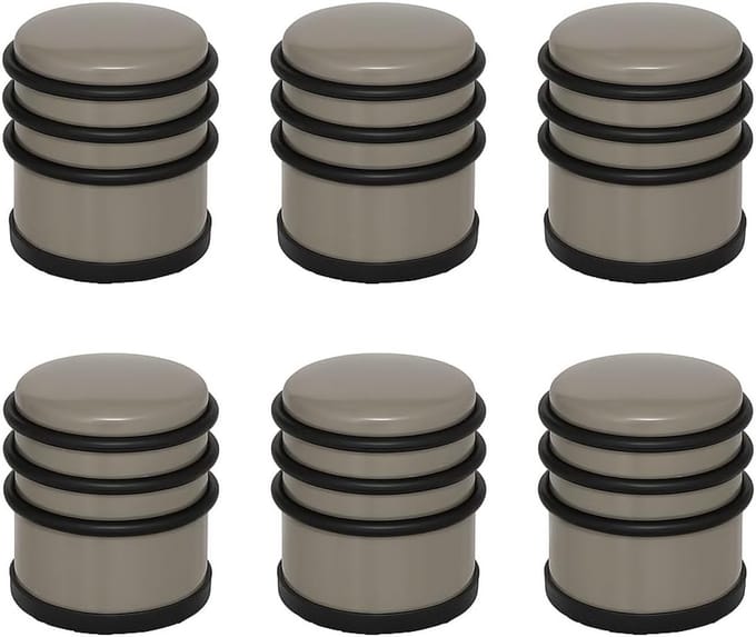 WEB2O Deurstopper - Taupe Metaal - Set van 6