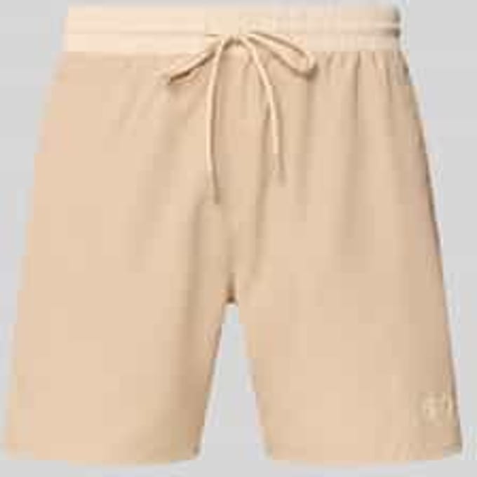 Zwemshorts met contrasterend logo model 'STARFISH'