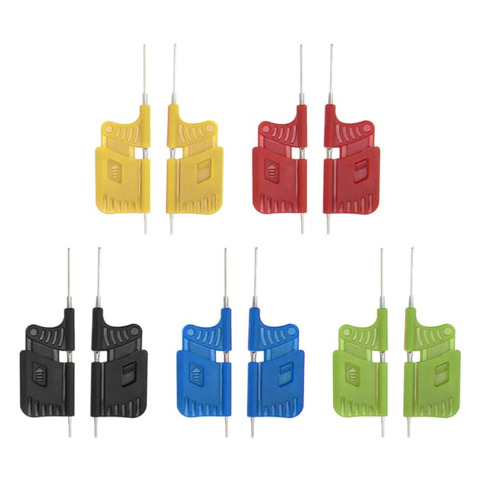 10 stuks Testklem Ultra Kleine Chip Voetklem met Rubberen Ring Elektronisch Component SDK08