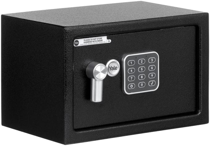Yale - Elektronische Kluis - Zwart - Small - Standard Protection - DB2