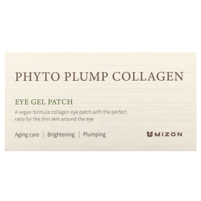 Mizon Phyto Plump Collagen Eye Gel Patch 84 g - Żelowe płatki pod oczy z kolagenem i ekstraktem roślinnym