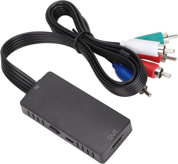 YPbPr naar HDMI Converter - Component naar HD Multimedia Interface Adapter met 1080P Ondersteuning