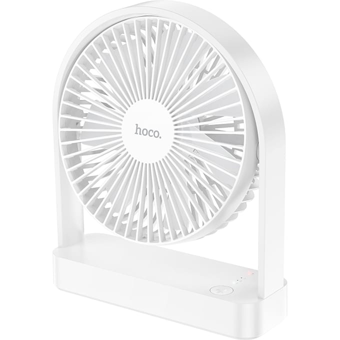 Hoco - Compacte Tafelventilator - Oplaadbaar - 3 Standen