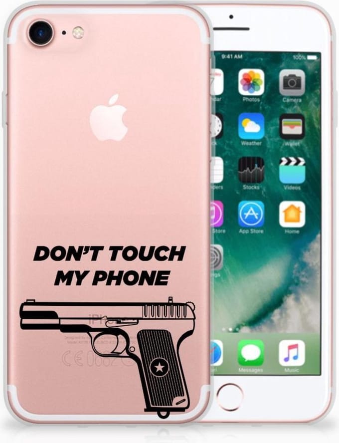 iPhone SE 2022 | SE 2020 | 8 | 7 Silicone-hoesje Pistol DTMP