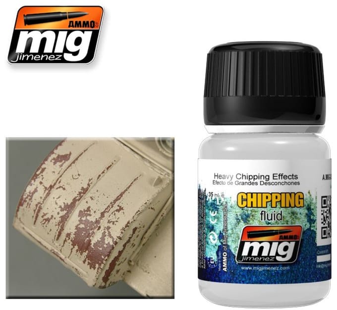 AMMO by Mig Jimenez Modelbouwdecoratie - MIG 2011 Heavy Chipping Effects Effecten potje