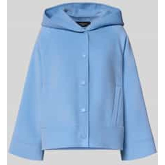 Boxy fit wollen jack met capuchon model 'OLIATO'