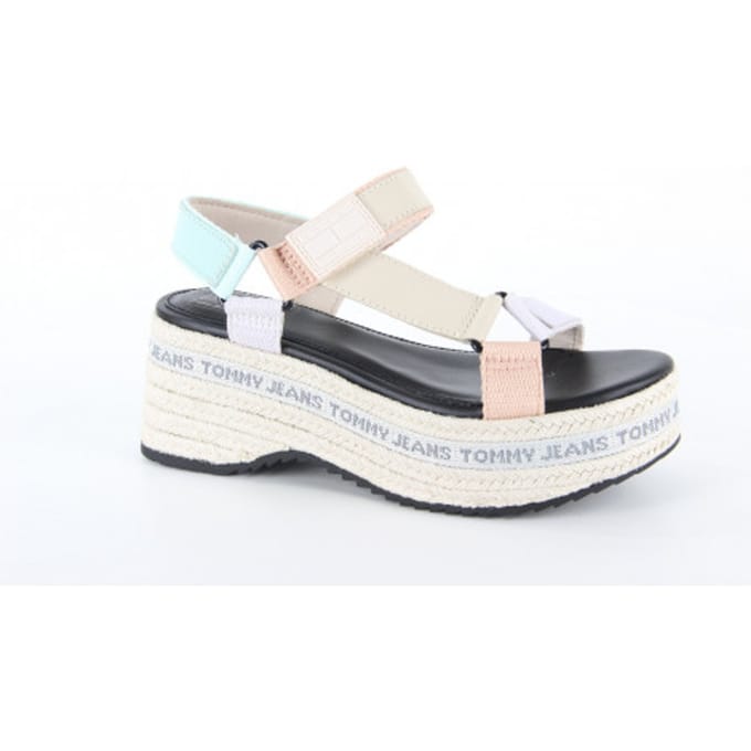 Tommy Hilfiger - Tommy Jeans Wedge Sandal Licht blauw 40