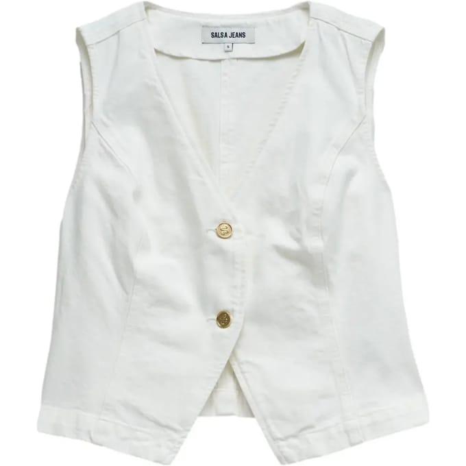 Dames gilet van denim Salsa Jeans