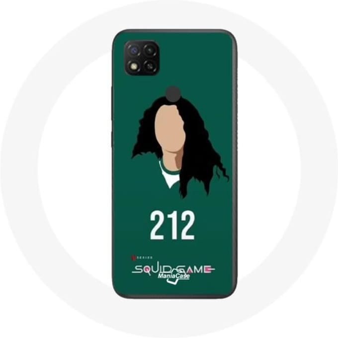 Coque Xiaomi Redmi 9C Squid Game Han Mi Nyeo Numéro 212