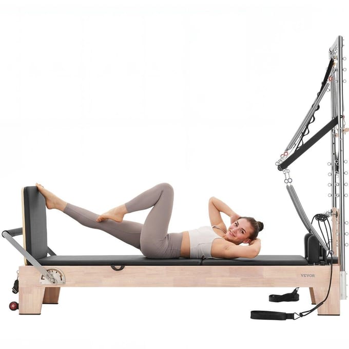 Pilates Reformer Houten Pilates Machine Home Gym Trainingsapparatuur