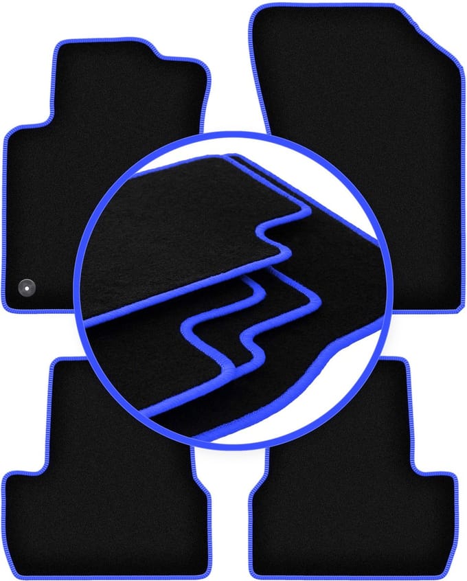 CARLUX-BLUE automatten voor: Citroen C3 II hatchback (2009-2016)