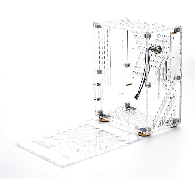 Petit boîtier d'ordinateur Portable, coque en plexiglas, boîtier Compact pour ordinateur de bureau, carte mère mini-itx transparent