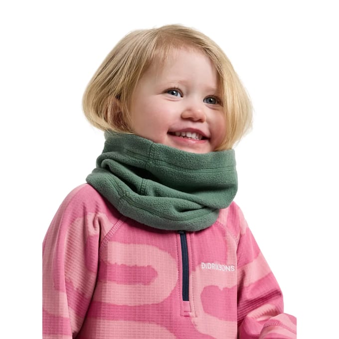 Didriksons Monte 2, nekwarmer, kinderen, groen