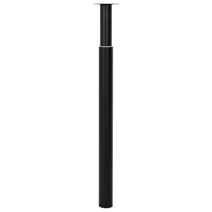 vidaXL - Tafelpoten - telescopisch - 710-1100 - mm - zwart - 2 - st