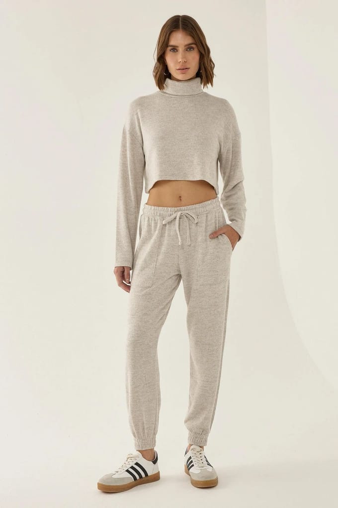 Elastische Taille Gebreide Joggingbroeken