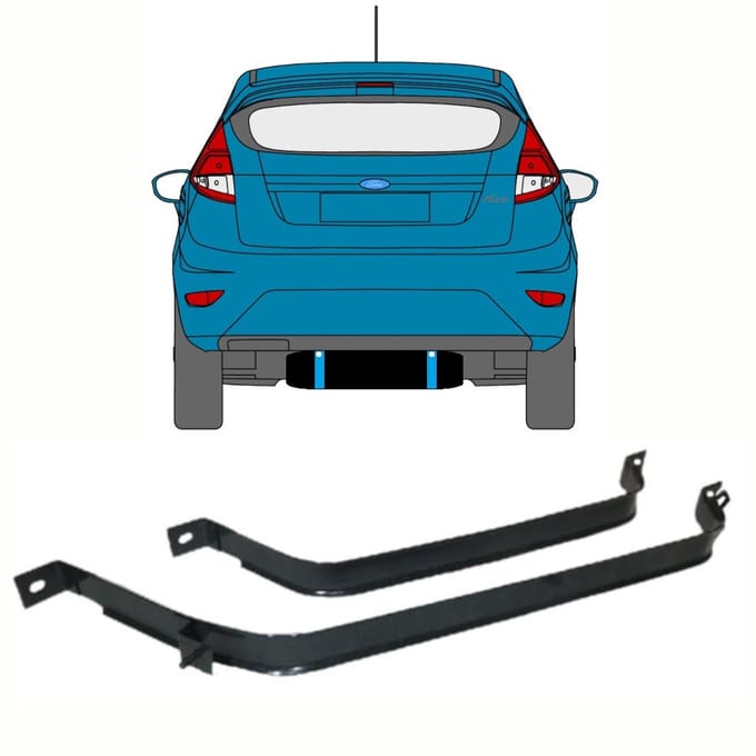 Brandstoftank klemmen voor Ford Fiesta 2008-2017