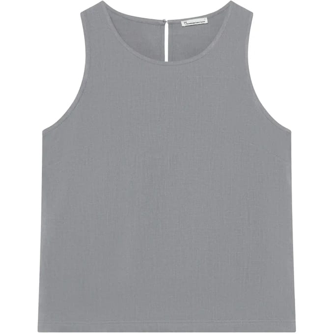 Damestanktop KnowledgeCotton Apparel Linen-mix