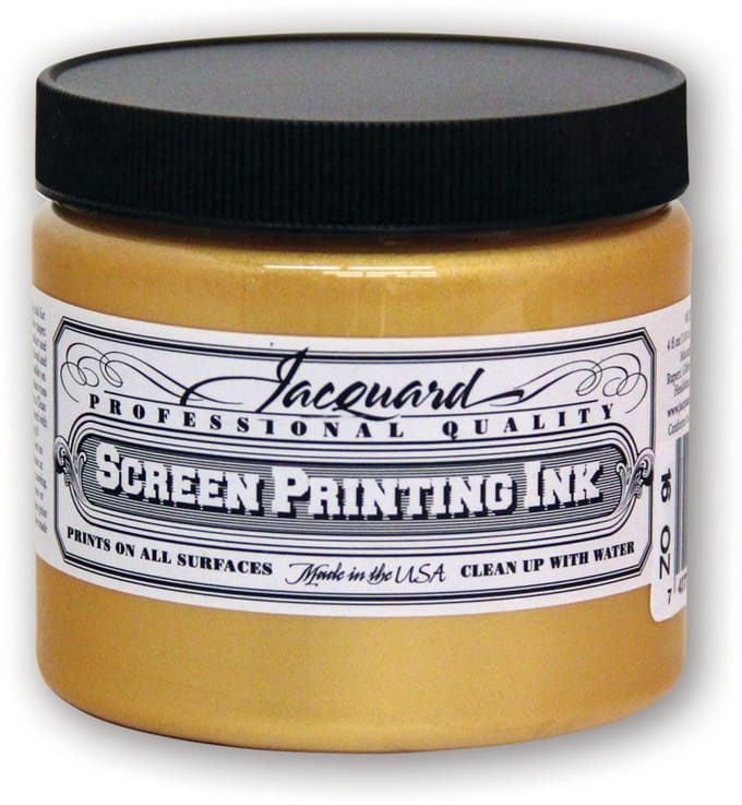 Jacquard Zeefdruk Inkt 470 ml Zonnegoud