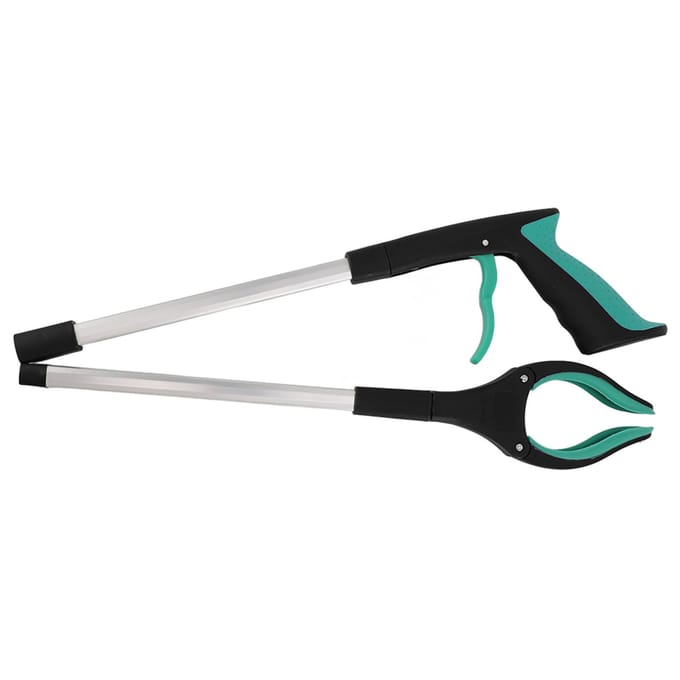 Outil Pince Atteignable Pliable Léger Rotatif Multifonctionnel Pratique Pince à Déchets vert