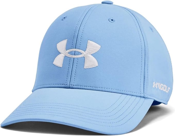 Golf Hoed Heren Ademend Lichtgewicht Verstelbaar - Horizon Blauw/Wit