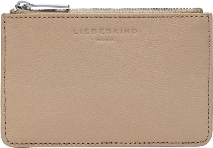 LIEBESKIND BERLIN Leren Kaarthouder Classics Harris Star Cardholder Sandy Beige