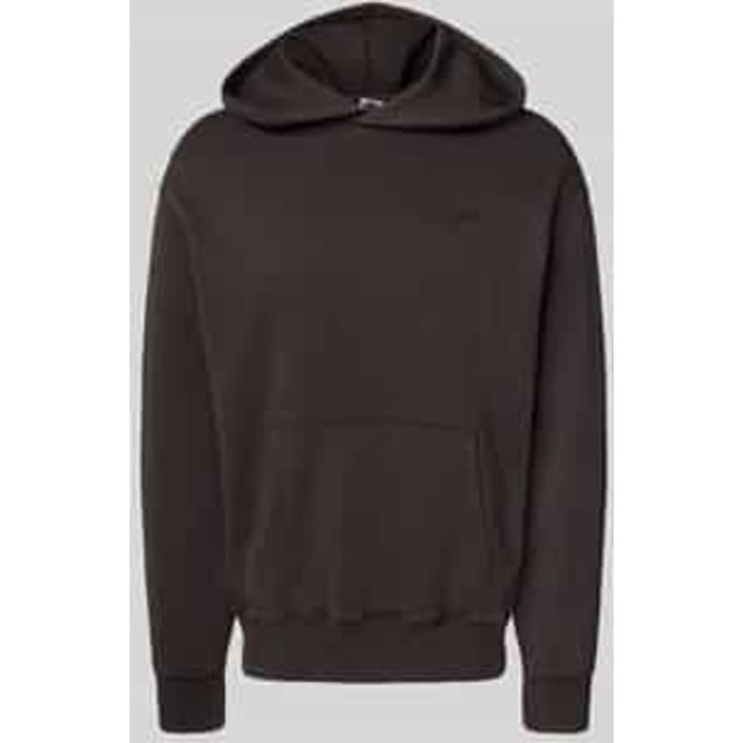 Relaxed fit hoodie met kangoeroezak