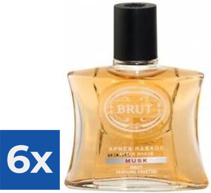 Brut Musk - 100 ml - Aftershave Lotion - Voordeelverpakking 6 stuks