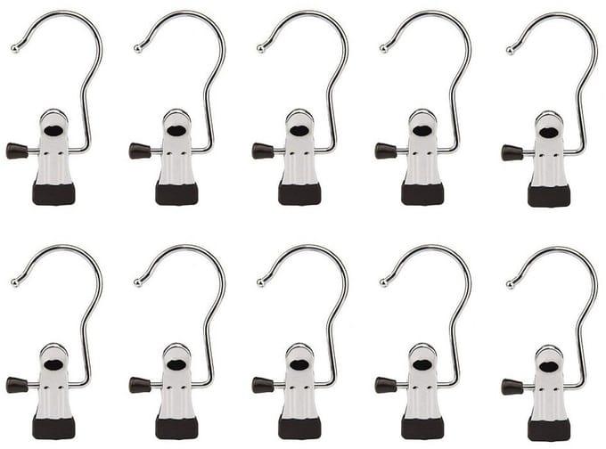 Hanger met clip RVS