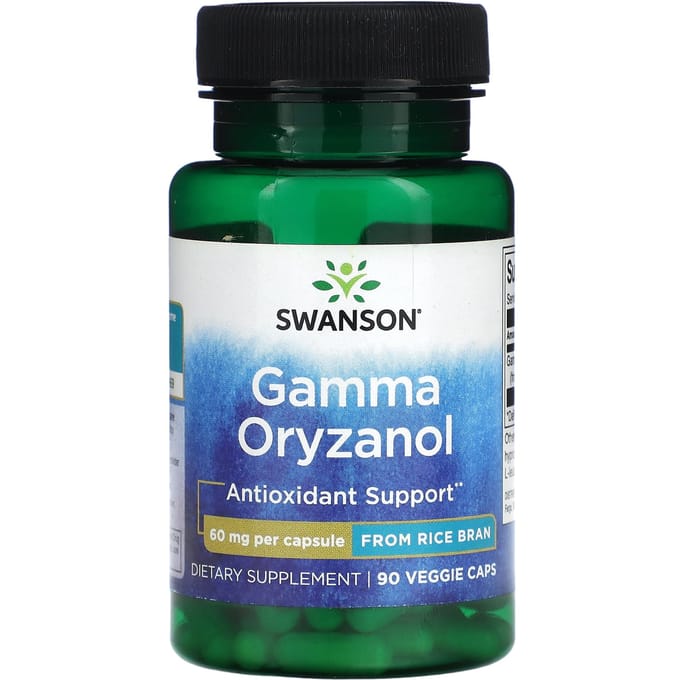 Gamma Oryzanol, 60 mg, 90 vegetarische capsules