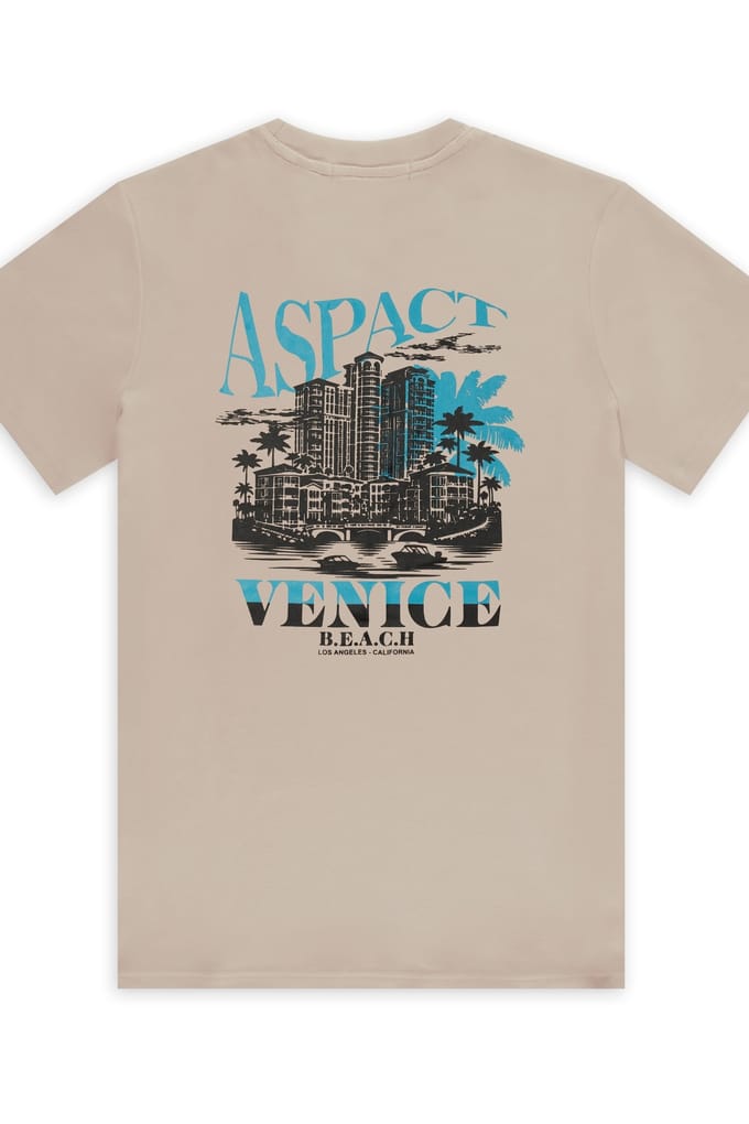 ASPACT Unisex Malika Tee Sand Taglia: S | Maglie Sportivi Outlet | Unisex | Marrone